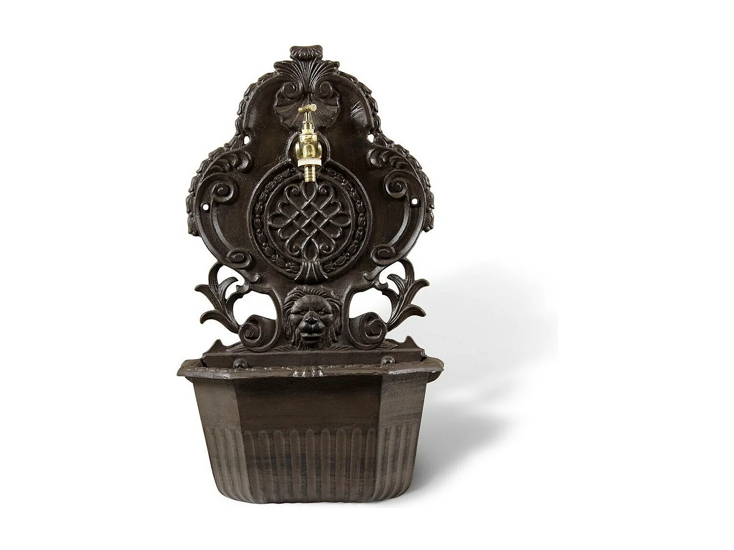 Fontaine de jardin Aluminium Marron - Décoration d'Autrefois