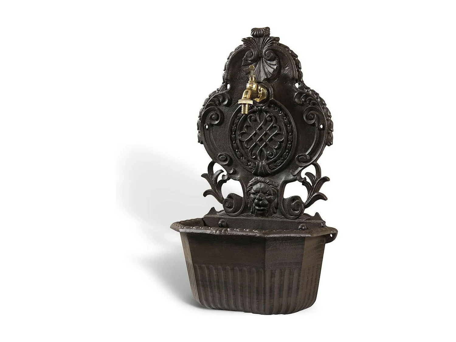 Fontaine de jardin Aluminium Marron - Décoration d'Autrefois