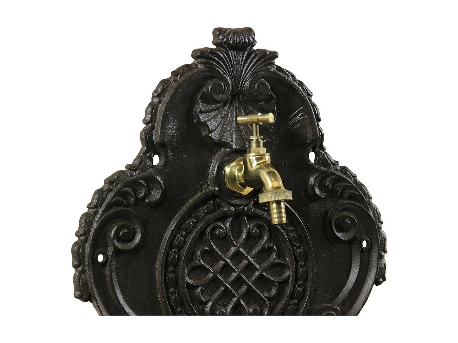 Fontaine de jardin Aluminium Marron - Décoration d'Autrefois