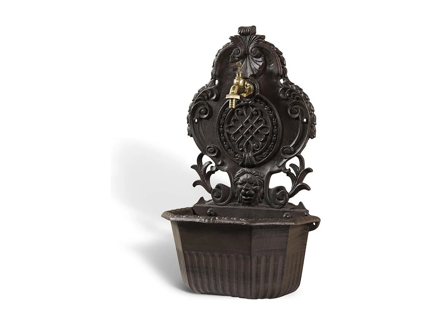 Fontaine de jardin Aluminium Marron - Décoration d'Autrefois