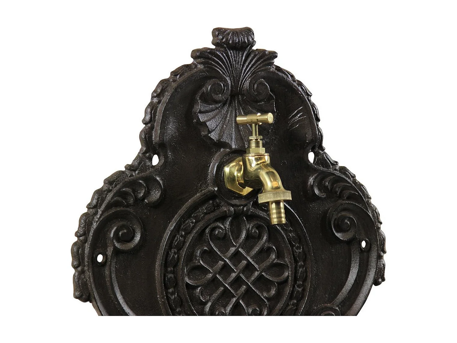 Fontaine de jardin Aluminium Marron - Décoration d'Autrefois