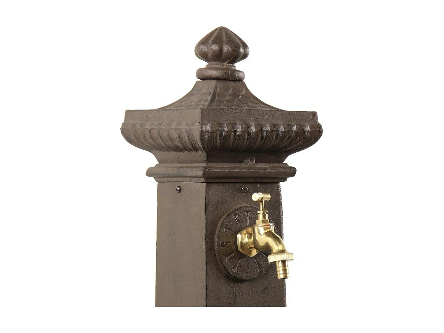 Fontaine de jardin Aluminium Marron - Décoration d'Autrefois