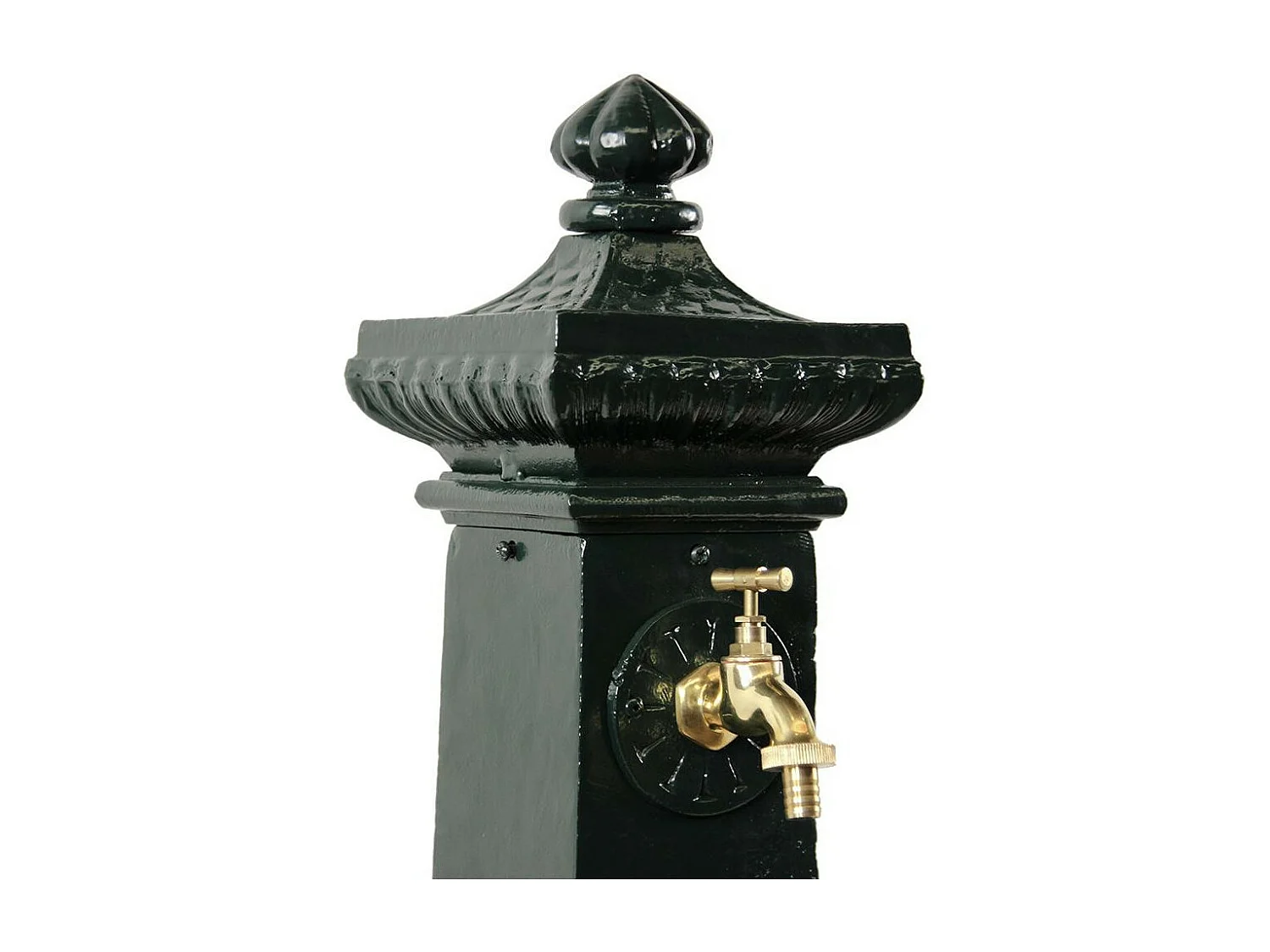 Fontaine de jardin Aluminium Vert - Décoration d'Autrefois