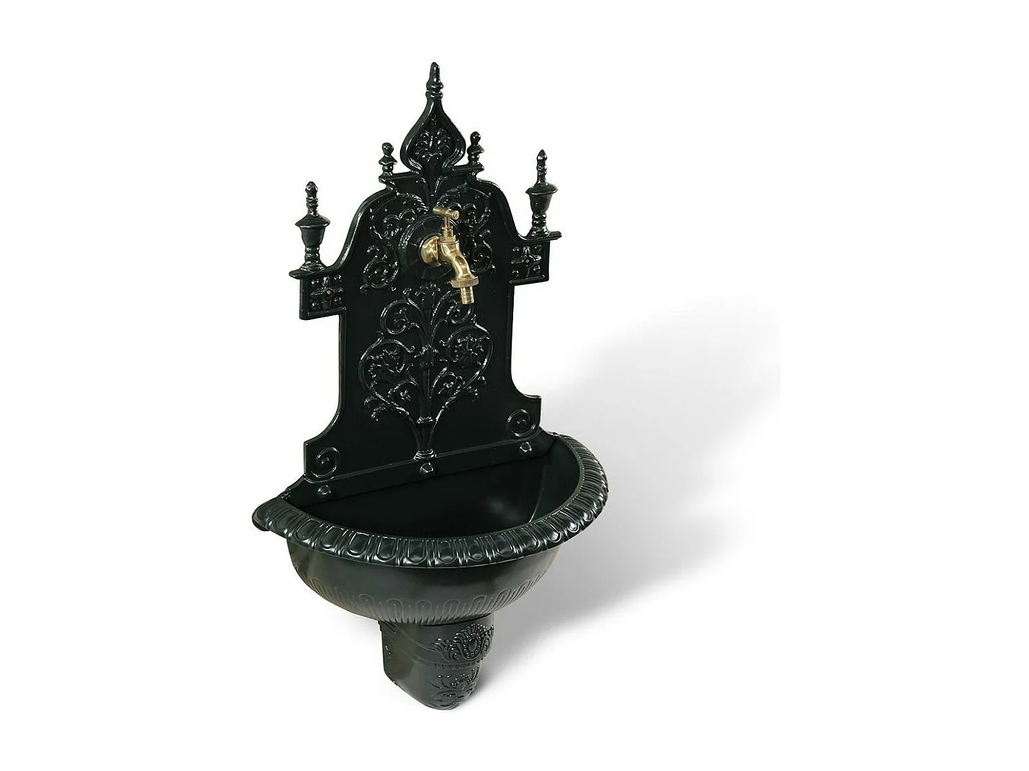 Fontaine de jardin Aluminium Vert - Décoration d'Autrefois