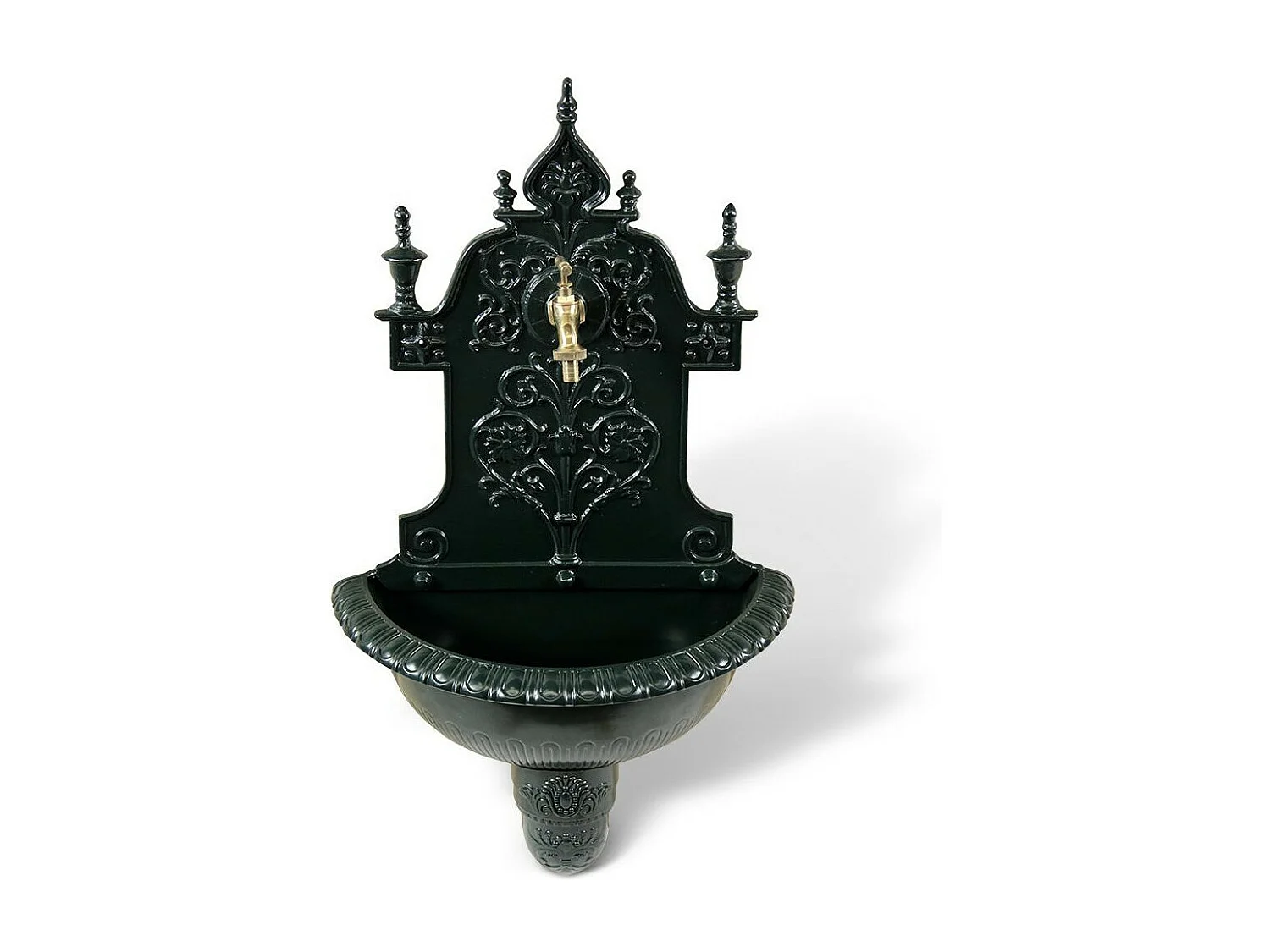 Fontaine de jardin Aluminium Vert - Décoration d'Autrefois