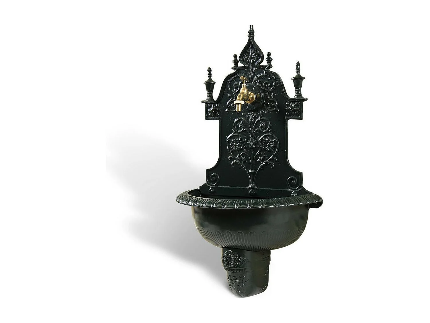 Fontaine de jardin Aluminium Vert - Décoration d'Autrefois