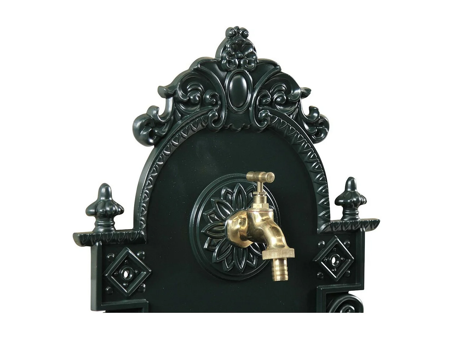 Fontaine de jardin Aluminium Vert - Décoration d'Autrefois