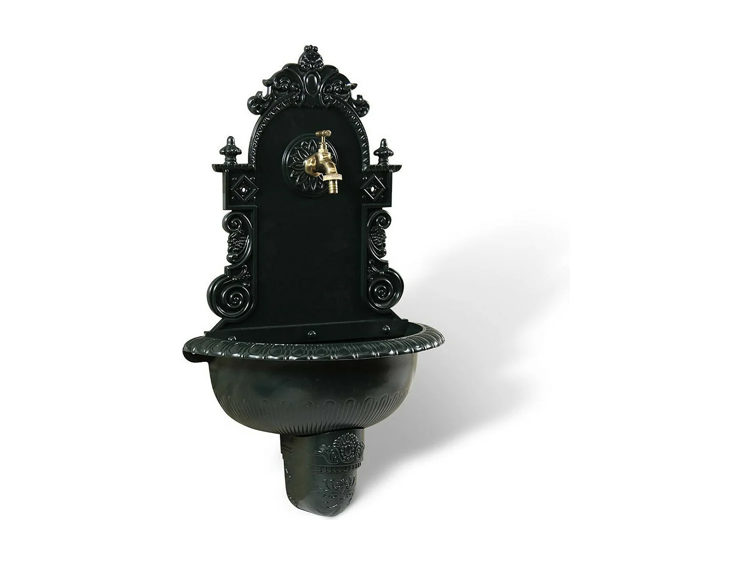 Fontaine de jardin Aluminium Vert - Décoration d'Autrefois