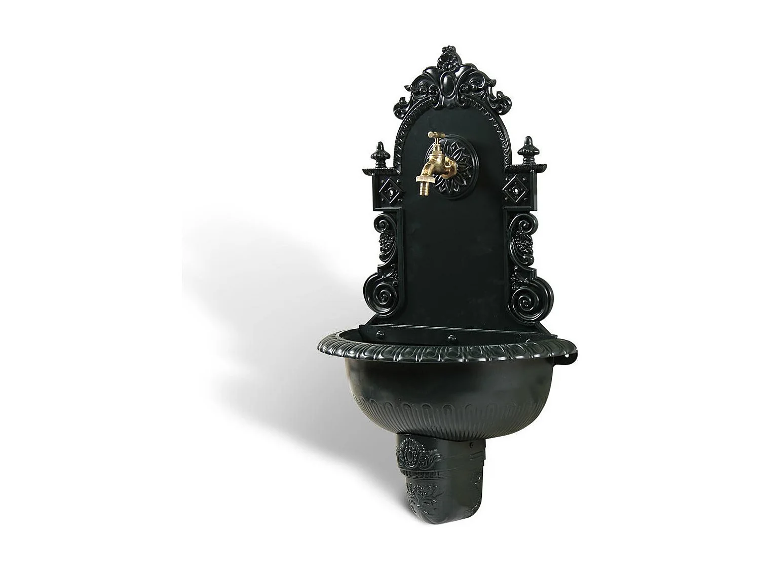 Fontaine de jardin Aluminium Vert - Décoration d'Autrefois