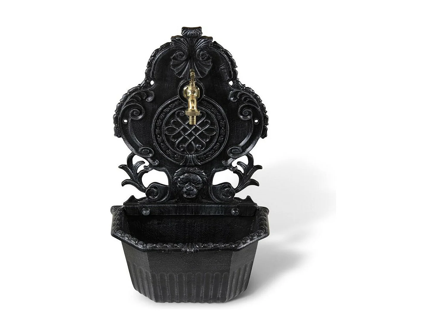 Fontaine de jardin Aluminium Gris - Décoration d'Autrefois