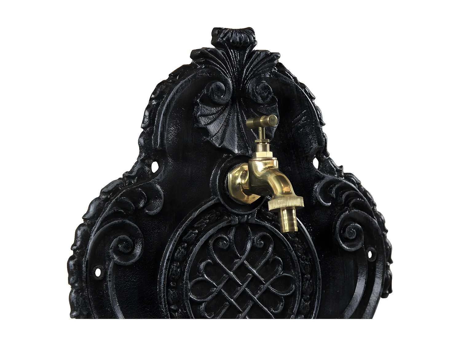 Fontaine de jardin Aluminium Gris - Décoration d'Autrefois