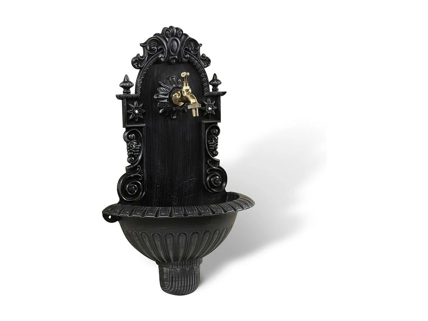 Fontaine de jardin Aluminium Gris - Décoration d'Autrefois