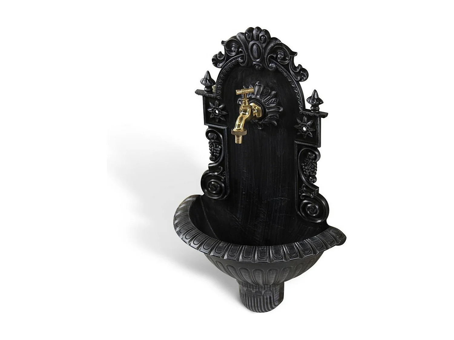 Fontaine de jardin Aluminium Gris - Décoration d'Autrefois