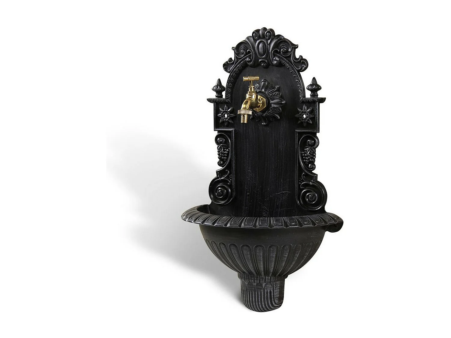 Fontaine de jardin Aluminium Gris - Décoration d'Autrefois