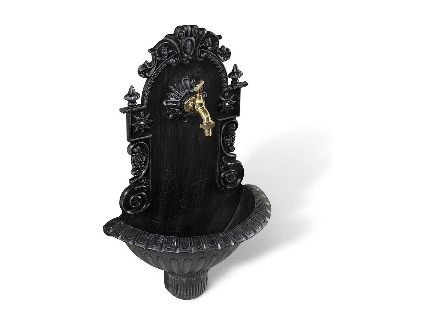 Fontaine de jardin Aluminium Gris - Décoration d'Autrefois