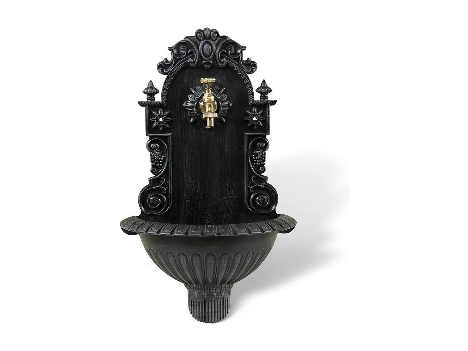 Fontaine de jardin Aluminium Gris - Décoration d'Autrefois