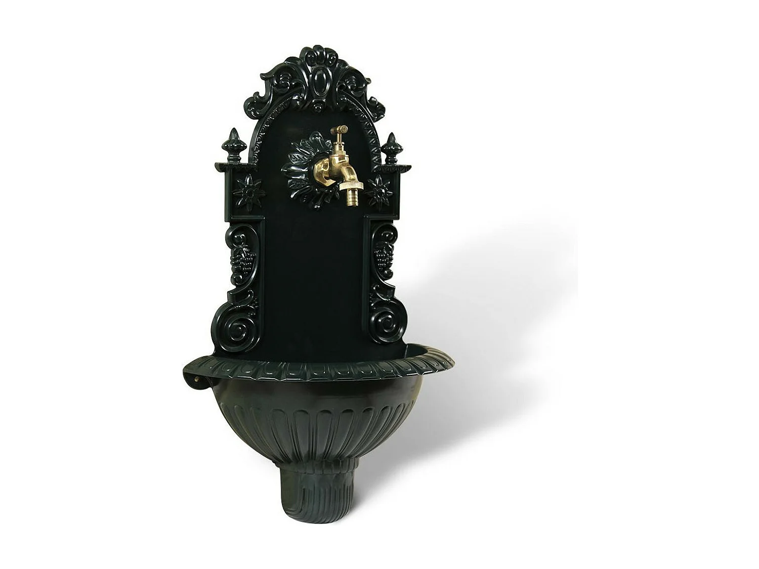 Fontaine de jardin Aluminium Vert - Décoration d'Autrefois