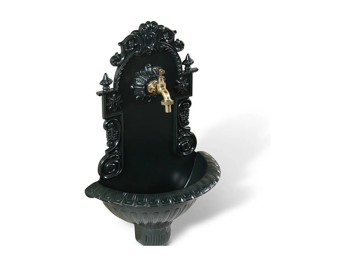 Fontaine de jardin Aluminium Vert - Décoration d'Autrefois