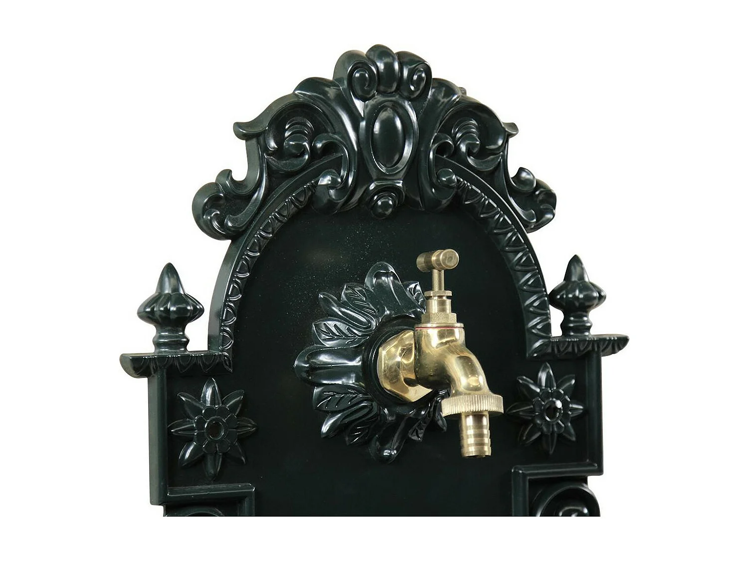 Fontaine de jardin Aluminium Vert - Décoration d'Autrefois