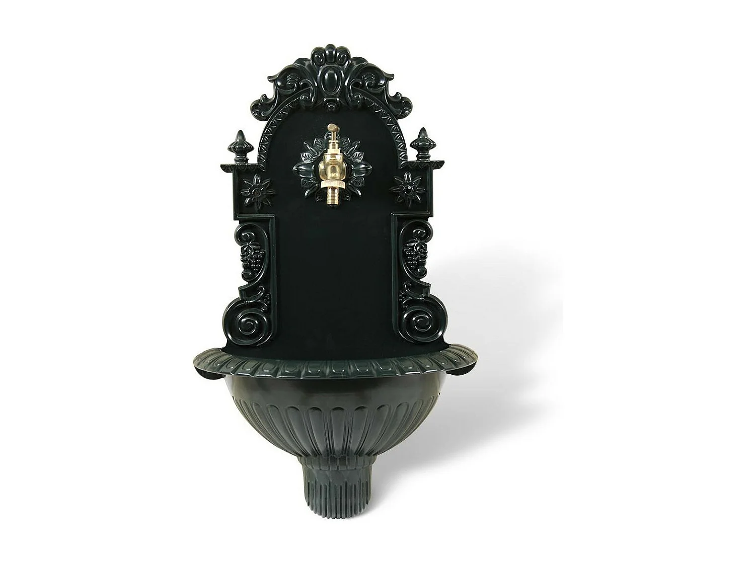 Fontaine de jardin Aluminium Vert - Décoration d'Autrefois