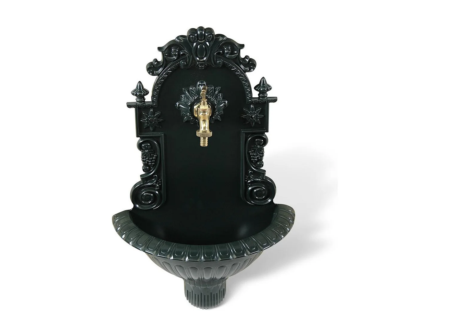 Fontaine de jardin Aluminium Vert - Décoration d'Autrefois