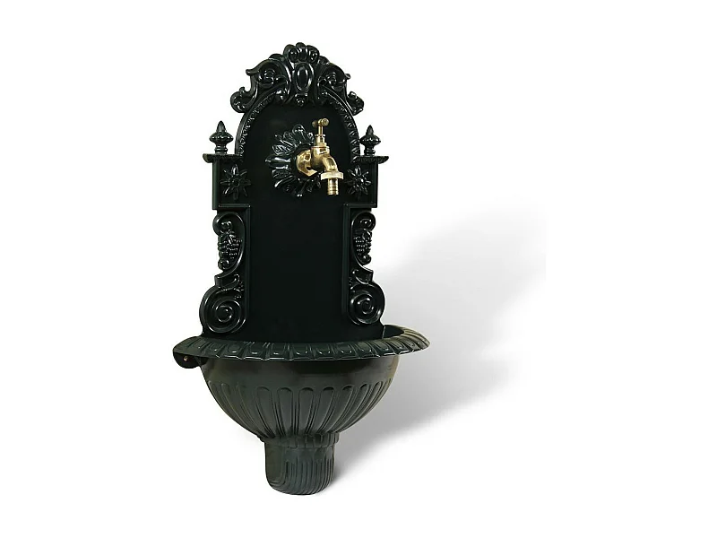 Fontaine de jardin Aluminium Vert - Décoration d'Autrefois