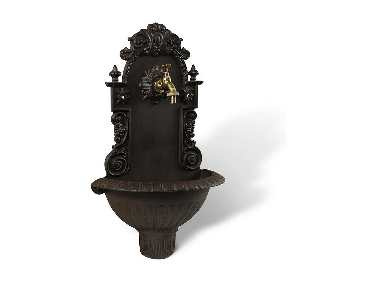 Fontaine de jardin Aluminium Marron - Décoration d'Autrefois