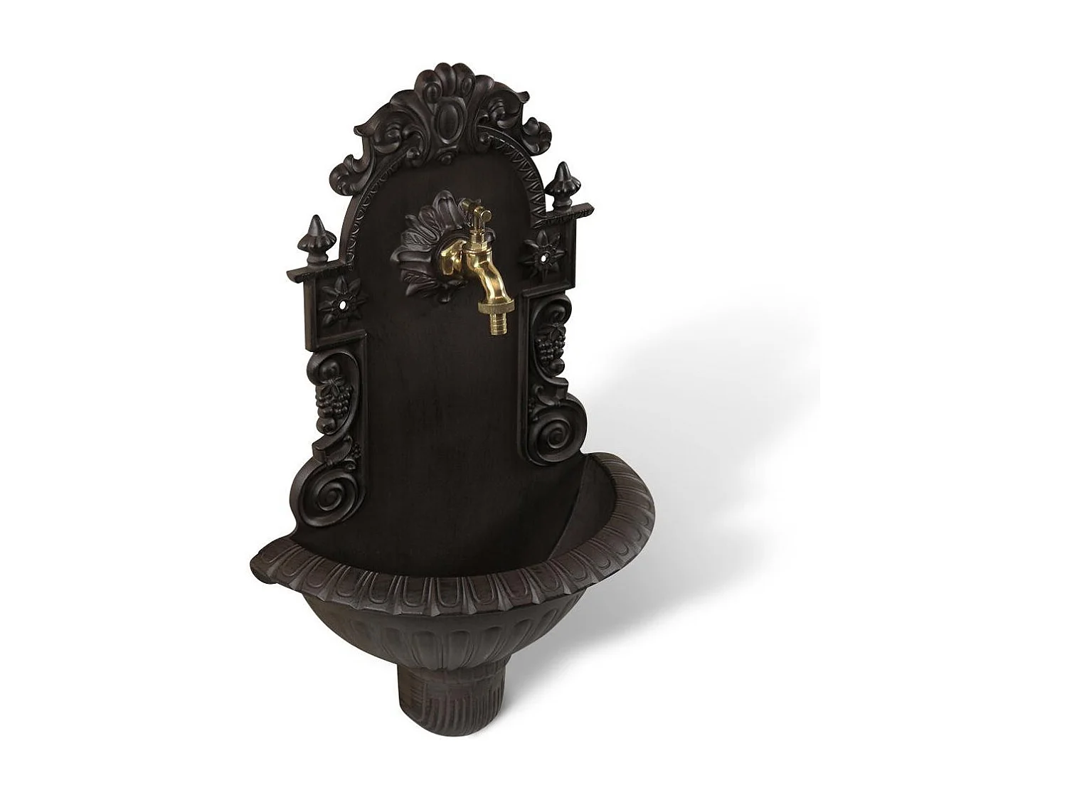 Fontaine de jardin Aluminium Marron - Décoration d'Autrefois