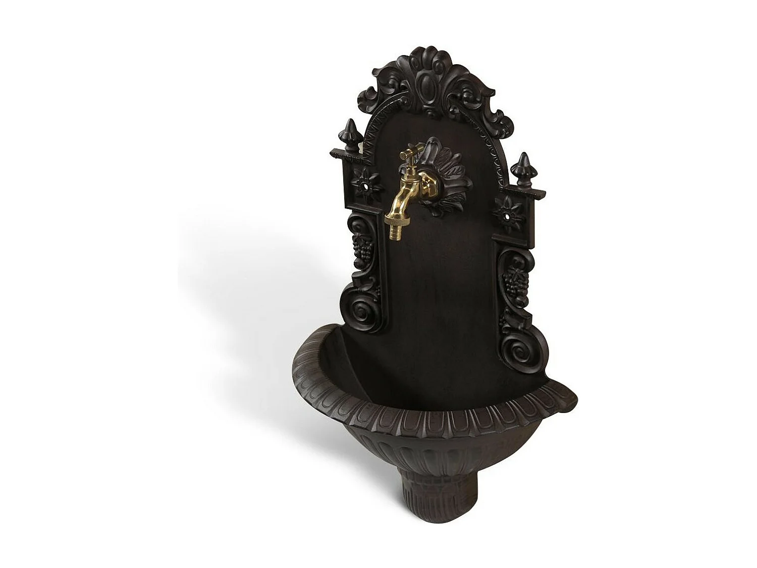 Fontaine de jardin Aluminium Marron - Décoration d'Autrefois