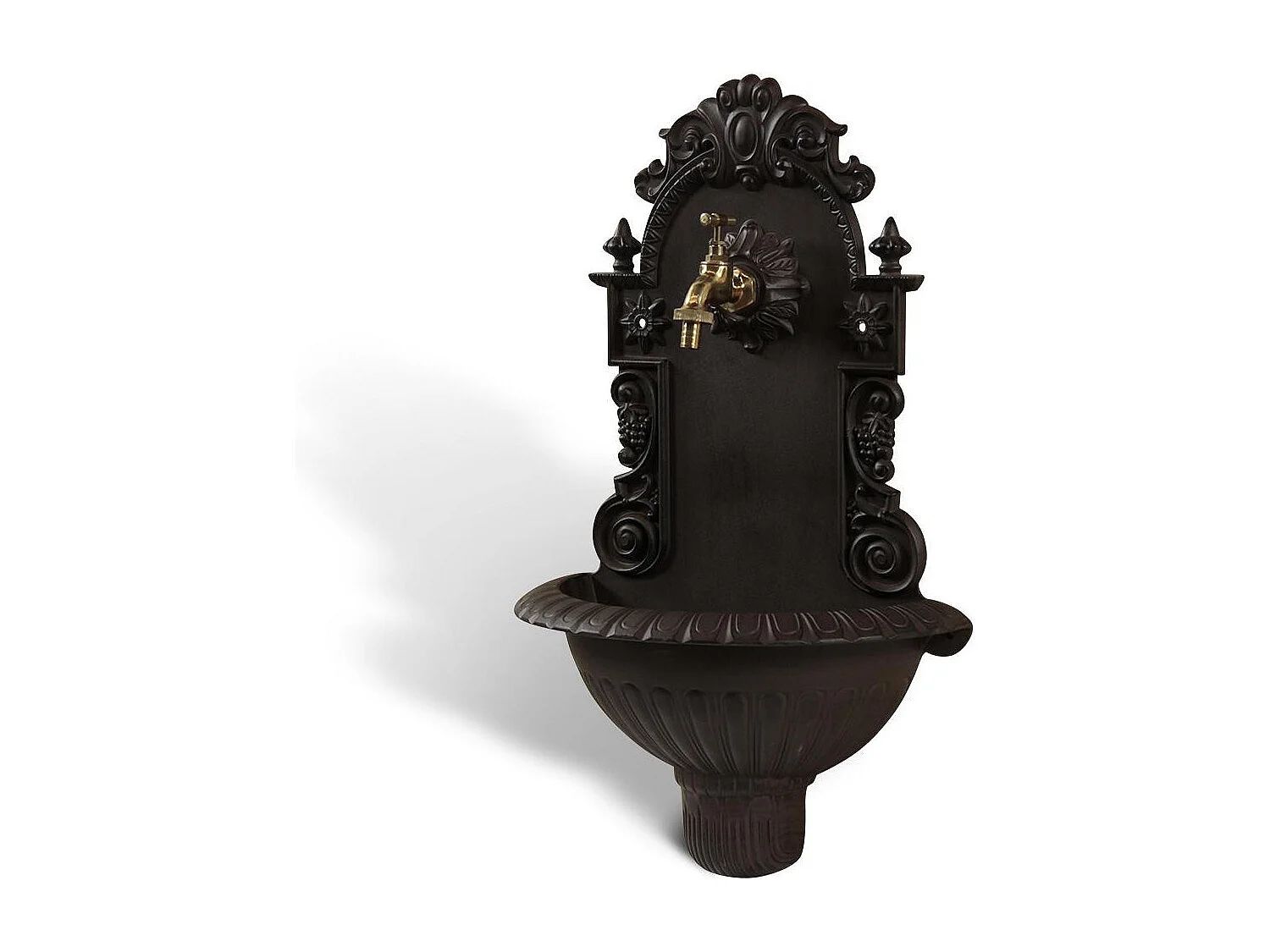 Fontaine de jardin Aluminium Marron - Décoration d'Autrefois