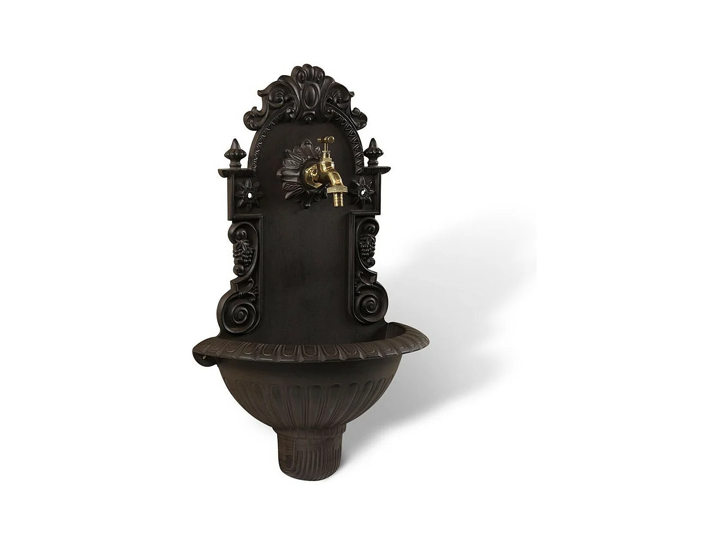 Fontaine de jardin Aluminium Marron - Décoration d'Autrefois