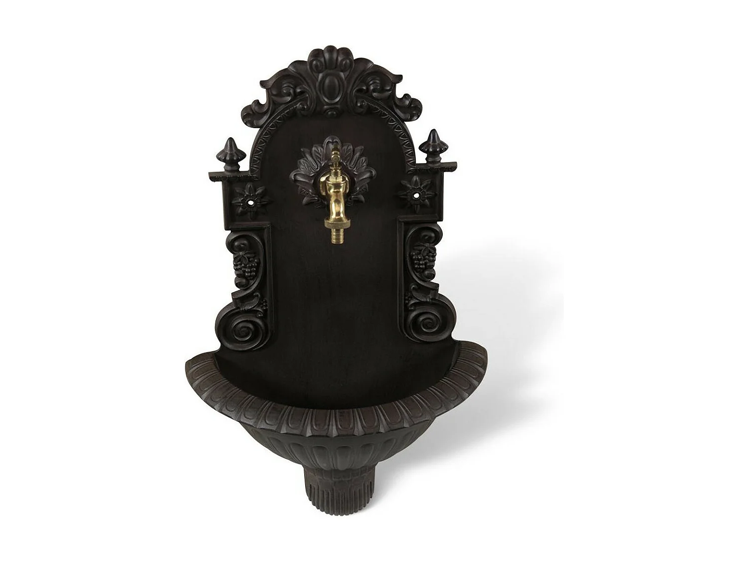 Fontaine de jardin Aluminium Marron - Décoration d'Autrefois