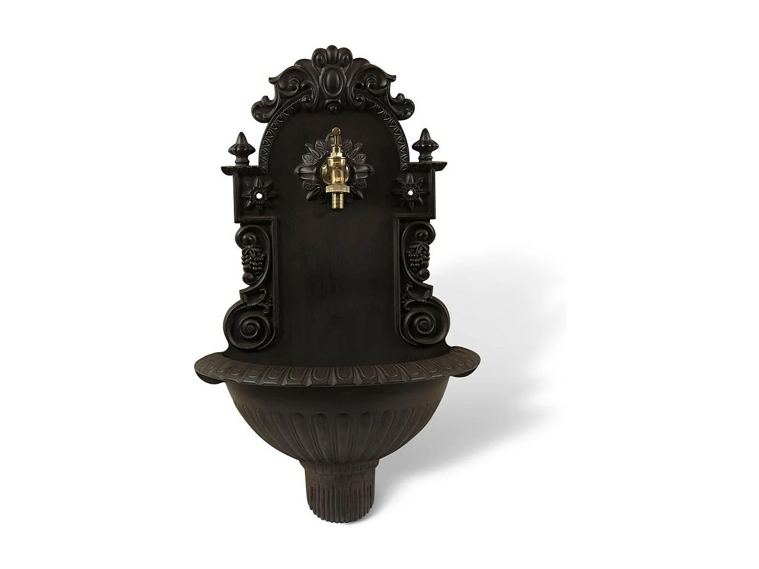 Fontaine de jardin Aluminium Marron - Décoration d'Autrefois