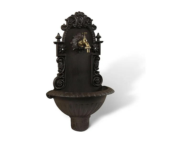 Fontaine de jardin Aluminium Marron - Décoration d'Autrefois