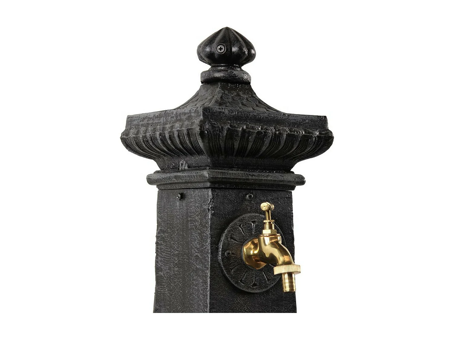 Fontaine de jardin Aluminium Gris - Décoration d'Autrefois