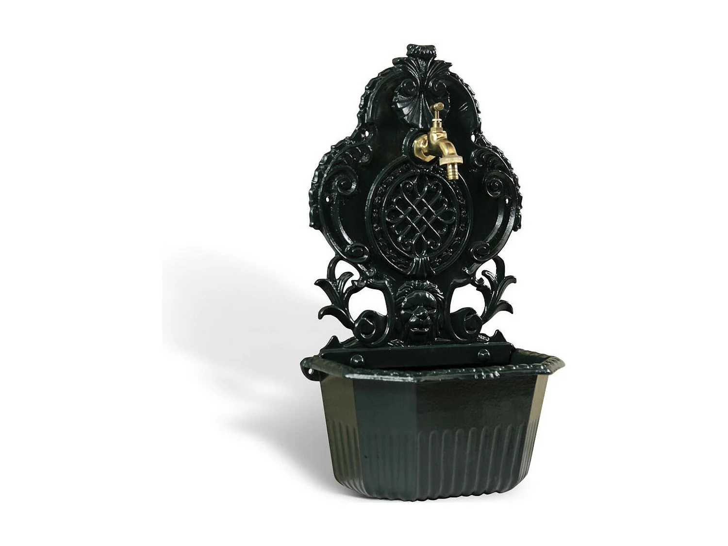 Fontaine de jardin Aluminium Vert - Décoration d'Autrefois