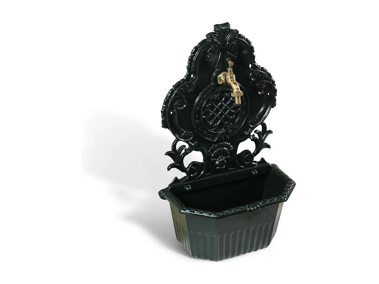 Fontaine de jardin Aluminium Vert - Décoration d'Autrefois