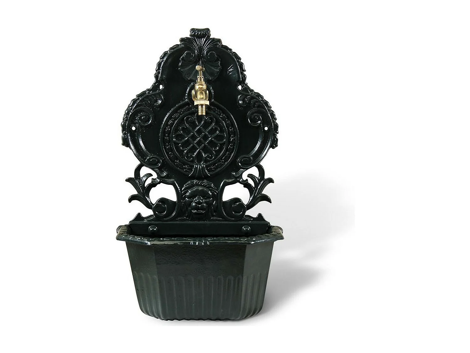 Fontaine de jardin Aluminium Vert - Décoration d'Autrefois