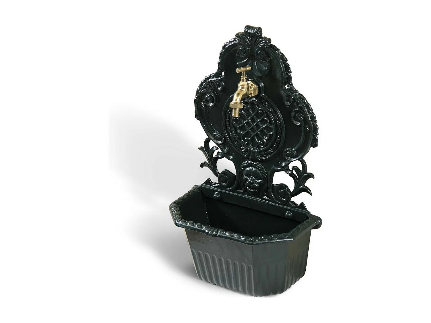 Fontaine de jardin Aluminium Vert - Décoration d'Autrefois