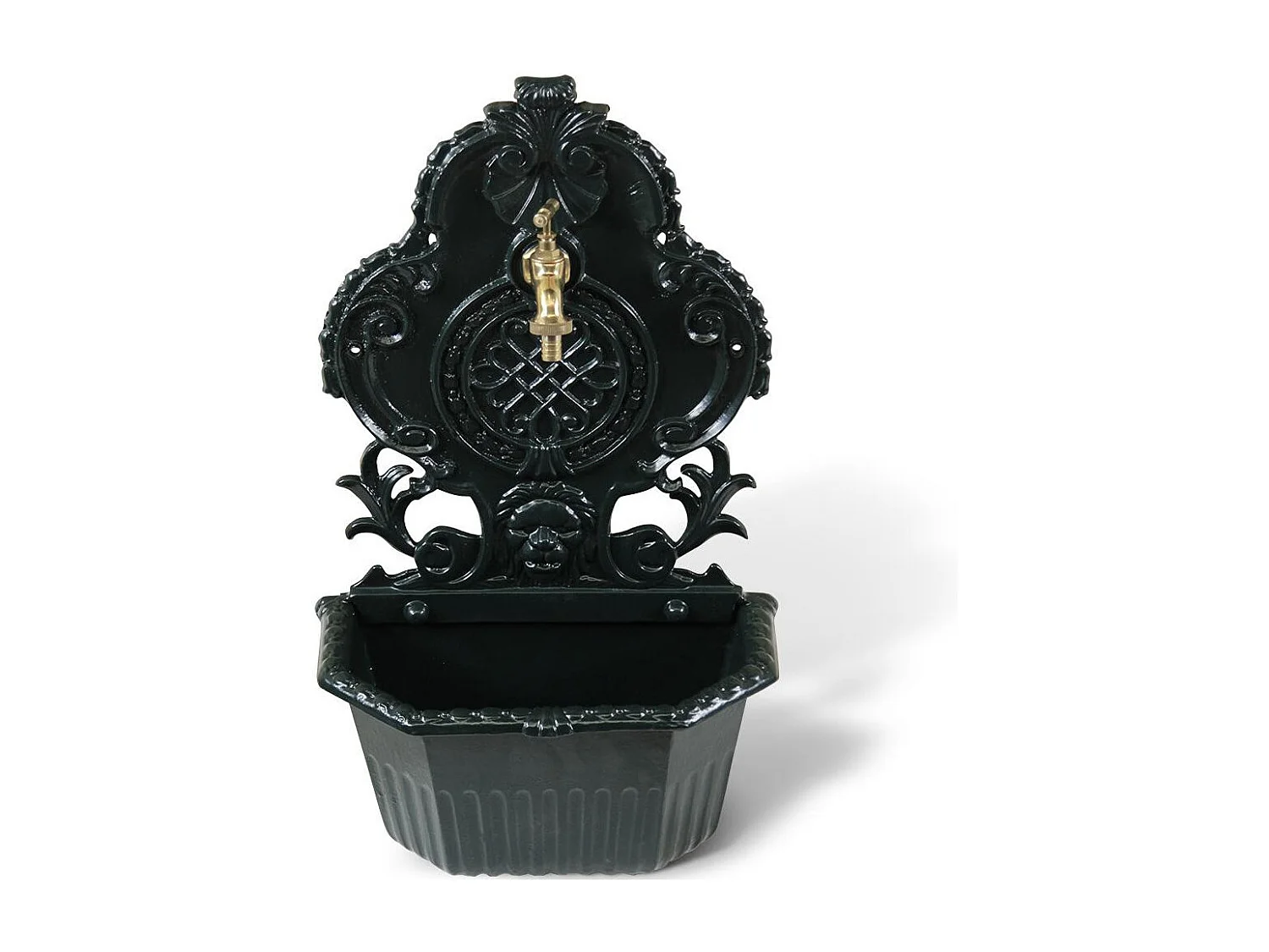 Fontaine de jardin Aluminium Vert - Décoration d'Autrefois