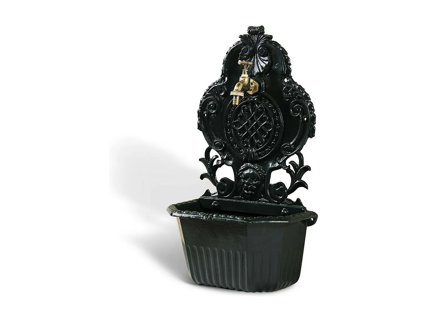 Fontaine de jardin Aluminium Vert - Décoration d'Autrefois