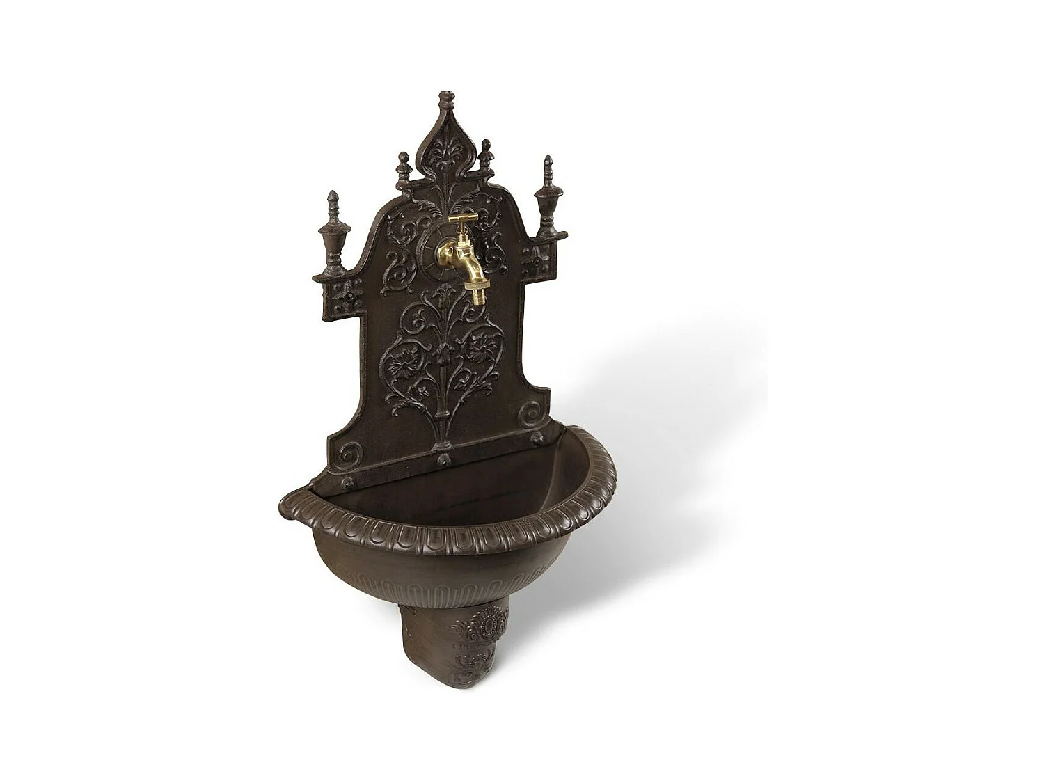 Fontaine de jardin Aluminium Marron - Décoration d'Autrefois