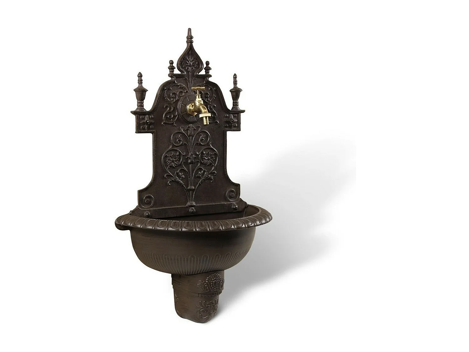 Fontaine de jardin Aluminium Marron - Décoration d'Autrefois