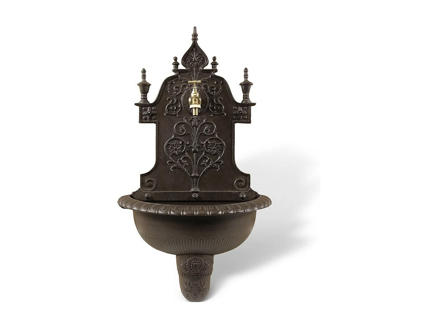 Fontaine de jardin Aluminium Marron - Décoration d'Autrefois