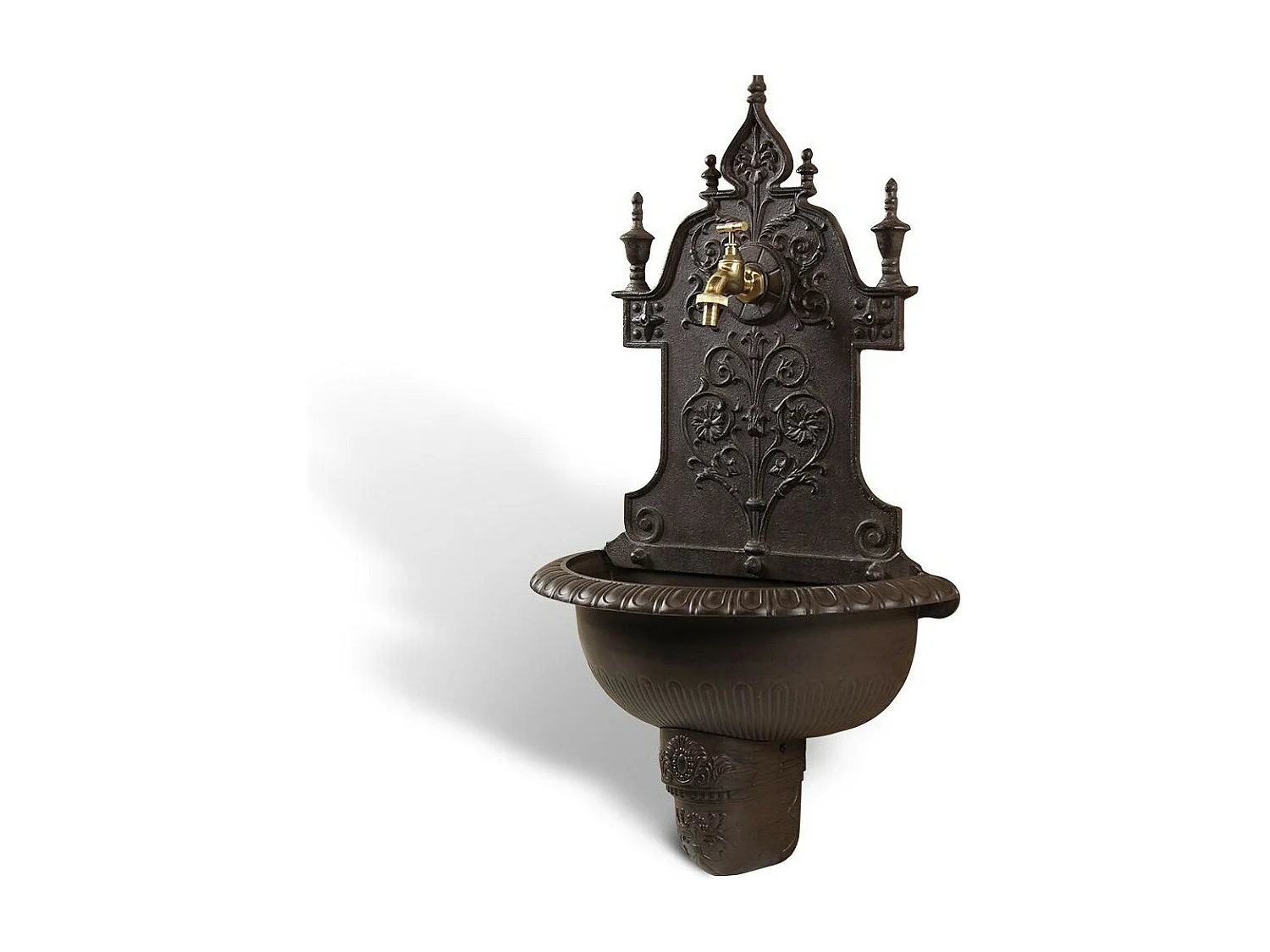 Fontaine de jardin Aluminium Marron - Décoration d'Autrefois