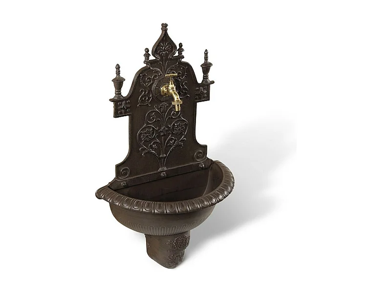 Fontaine de jardin Aluminium Marron - Décoration d'Autrefois