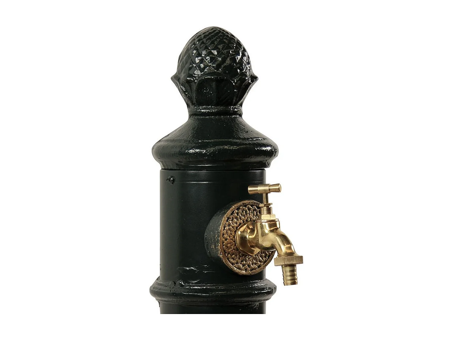 Fontaine de jardin Aluminium-Métal Vert - Décoration d'Autrefois