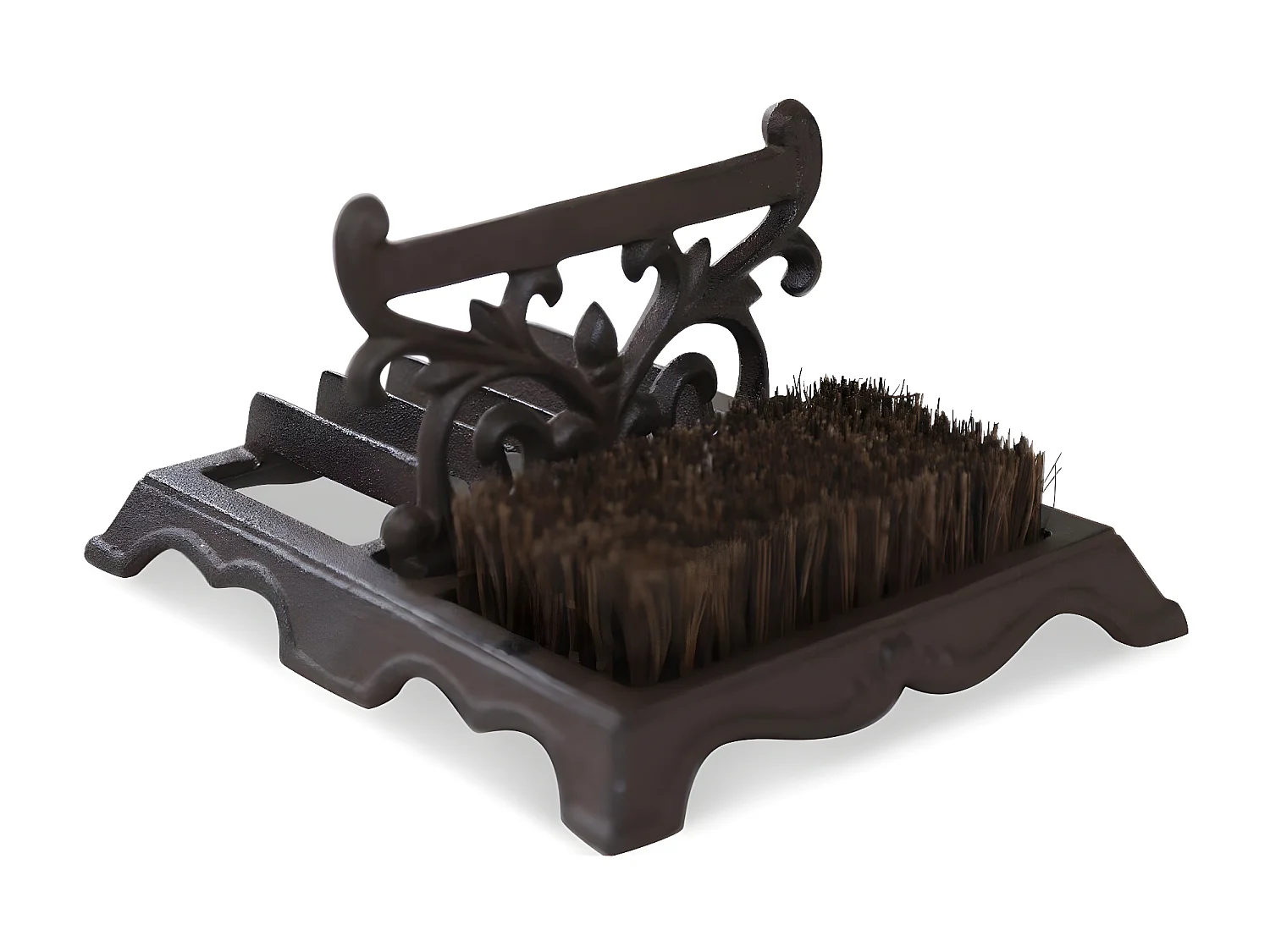 Gratte-pied fonte Fonte Marron - Décoration d'Autrefois