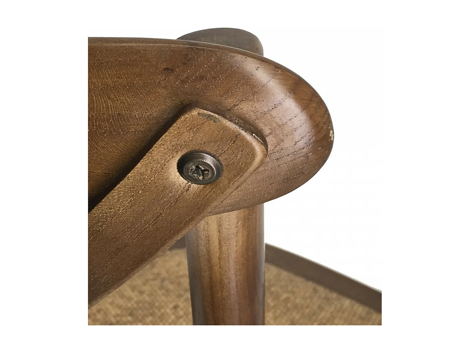 Fauteuil rotin Bois Marron - Izenia Décoration d'Autrefois