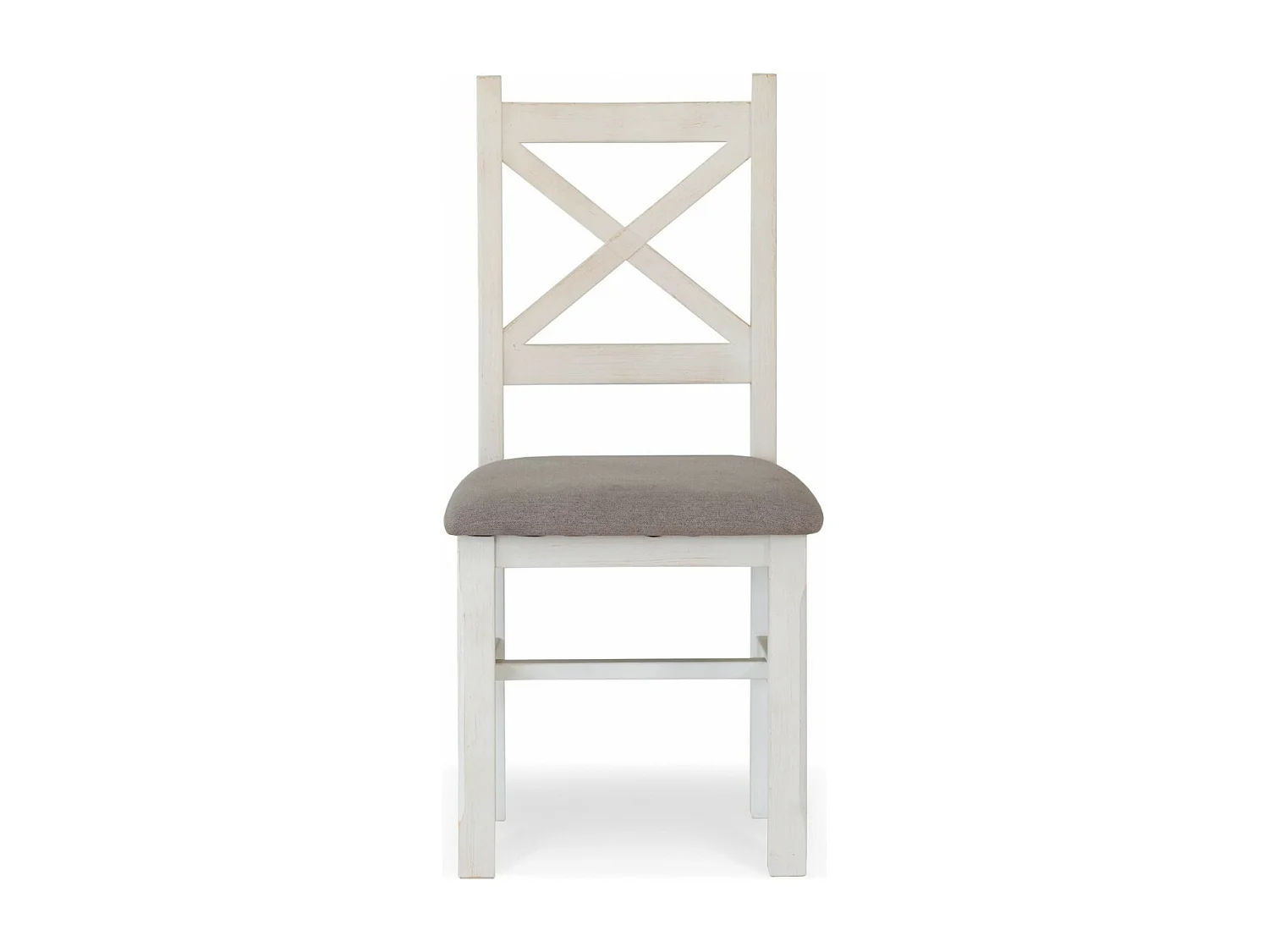 Lot de 2 chaises Bois Blanc - Bréanna Décoration d'Autrefois